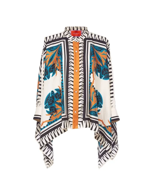 Foulard ShirtFlorence Placée in Silk Twill