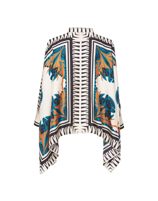 Foulard ShirtFlorence Placée in Silk Twill