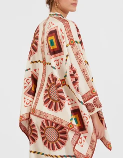 Foulard ShirtMacro Tiles Placée in Twill Silk