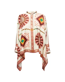 Foulard ShirtMacro Tiles Placée in Twill Silk