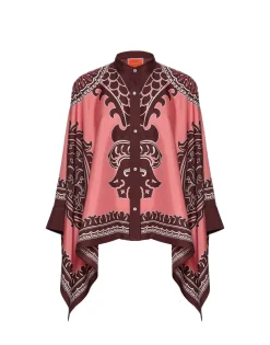 Foulard ShirtOltrarno Placée Pink in Silk Twill
