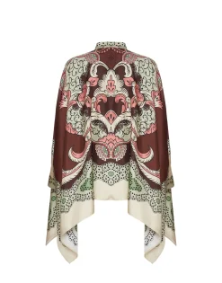Foulard ShirtPortal Placée Brown in Silk Twill