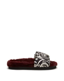Furry SlidesFauve in Twill