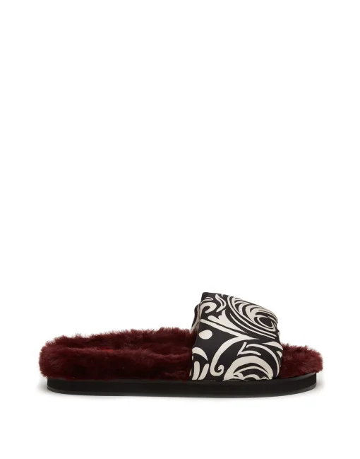 Furry SlidesFauve in Twill