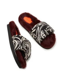 Furry SlidesFauve in Twill