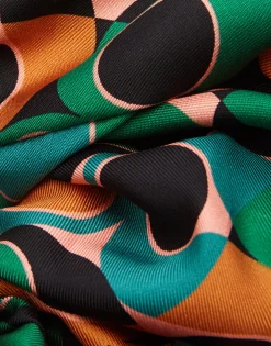 Giga ScrunchieGumball Verde in Silk Twill