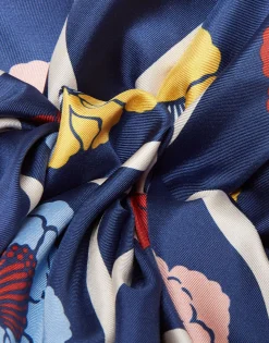 Giga ScrunchieWhitsun Blue in Silk Twill