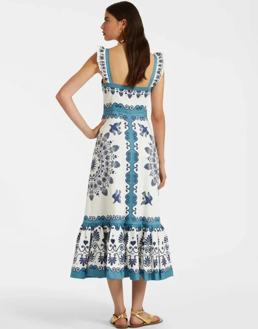 Gingerbread DressOlympus Placée Cream in Flat Cotton Stretch