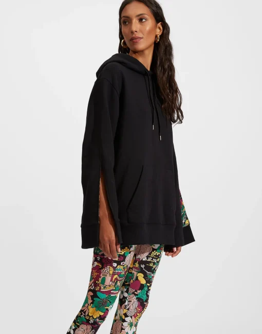 Girlfriend HoodieSolid Black in Jersey