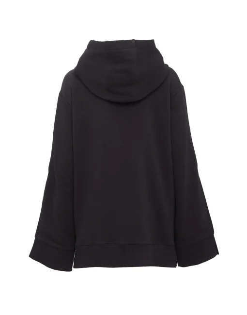 Girlfriend HoodieSolid Black in Jersey