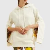 Girlfriend HoodieSolid Ivory in Jersey