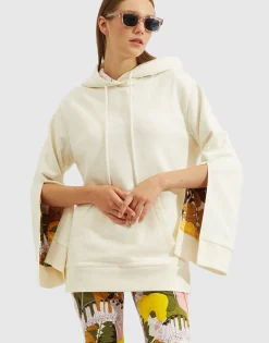 Girlfriend HoodieSolid Ivory in Jersey