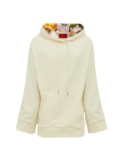 Girlfriend HoodieSolid Ivory in Jersey