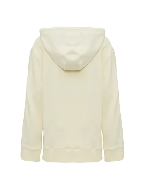 Girlfriend HoodieSolid Ivory in Jersey