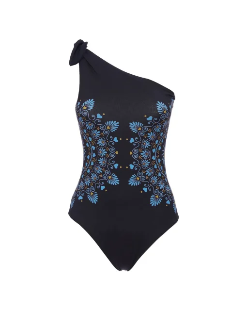 Goddess SuitOlympus Placée Navy in Supreme Lycra