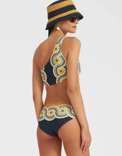 Goddess TopMudejar Placée Blue in Supreme Lycra