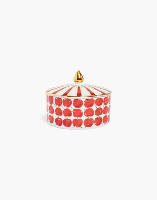 Goodie JarCherries Ivory in Porcelain