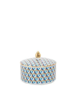 Goodie JarCubi Blu in Porcelain