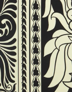 Halle DressMix Tiles Placée Black in Envers Satin