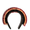 Halo HeadbandSolid Black in Raffia Crochet