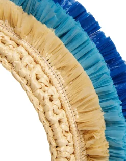 Halo HeadbandSolid Light Beige in Raffia Crochet