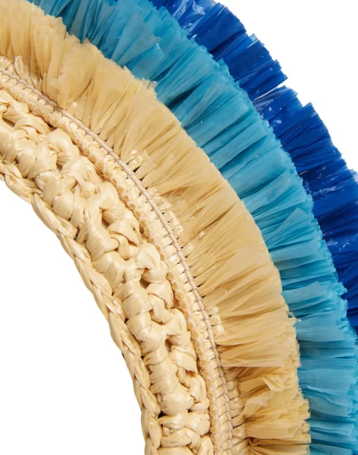 Halo HeadbandSolid Light Beige in Raffia Crochet