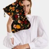 Hand PochetteBotticelli Black in Cotton Velvet