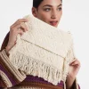 Hand PochettePlaza Cream in Macramé