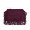 Hand PochettePlaza Purple in Macramé