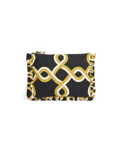Hand PochetteTackle Black in Shot Cotton
