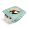 Hathor Square RingLight Blue in Acrylic Resin