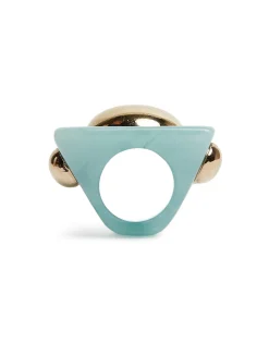 Hathor Square RingLight Blue in Acrylic Resin