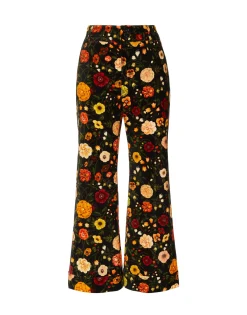 Hendrix PantsBotticelli Black in Cotton Velvet