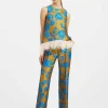 Hendrix PantsHottie Turquoise in Jacquard