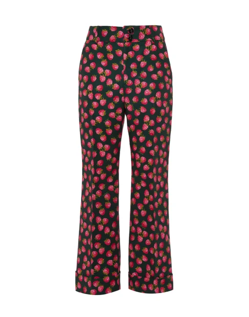 Hendrix PantsLampone Mini Emerald in Cady Wool