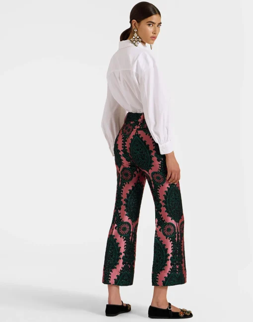Hendrix PantsOltrarno Pink in Jacquard