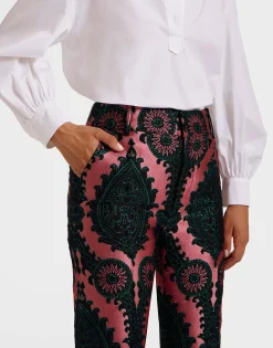 Hendrix PantsOltrarno Pink in Jacquard