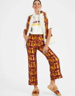 Hendrix PantsPapyrus Gold in Jacquard