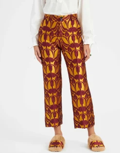 Hendrix PantsPapyrus Gold in Jacquard