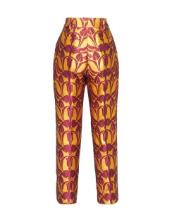Hendrix PantsPapyrus Gold in Jacquard