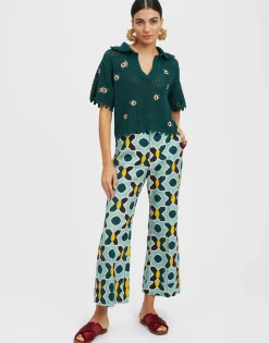 Hendrix PantsPlaza Light Blue in Shot Cotton
