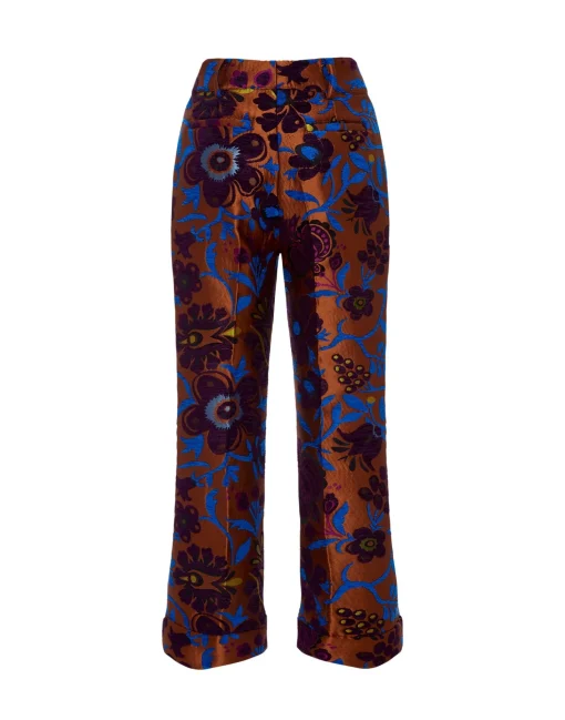 Hendrix PantsSelva Brown in Jacquard