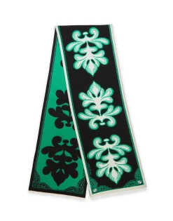 Herald ScarfHerald Black in Wool Silk