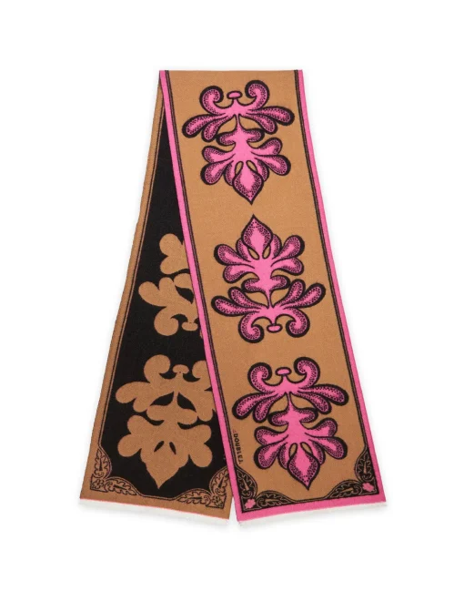 Herald ScarfHerald Chocolate in Wool Silk