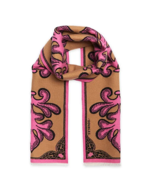 Herald ScarfHerald Chocolate in Wool Silk