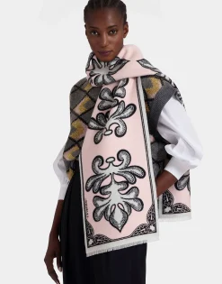 Herald ScarfHerald Light Pink in Wool Silk
