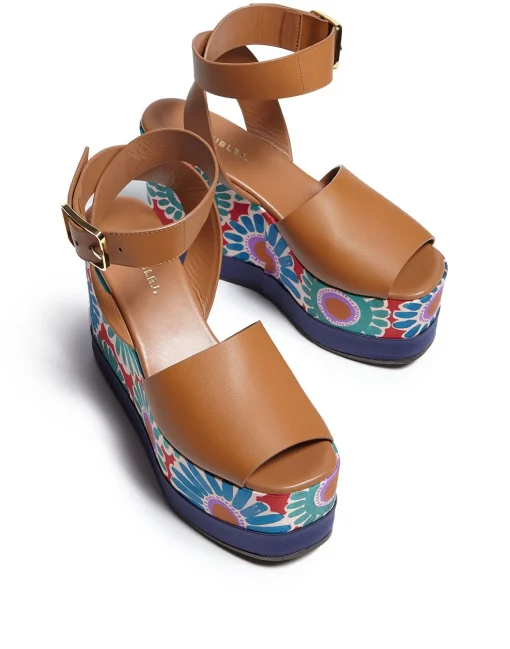 High PlateauCrazy Daisy in Twill