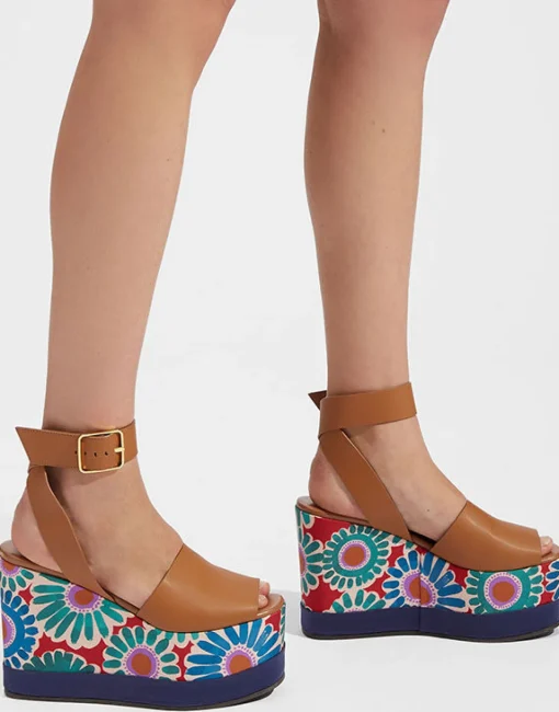 High PlateauCrazy Daisy in Twill