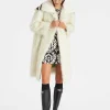 Iris CoatIvory in Mohair Eco Fur