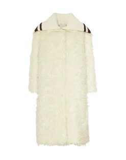 Iris CoatIvory in Mohair Eco Fur